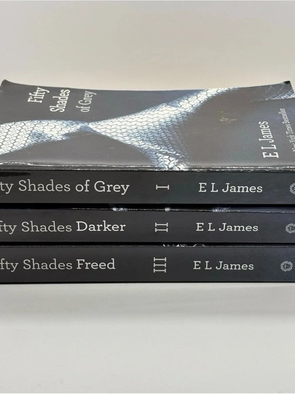 Fifty Shades Trilogy by E L James - Black Covers